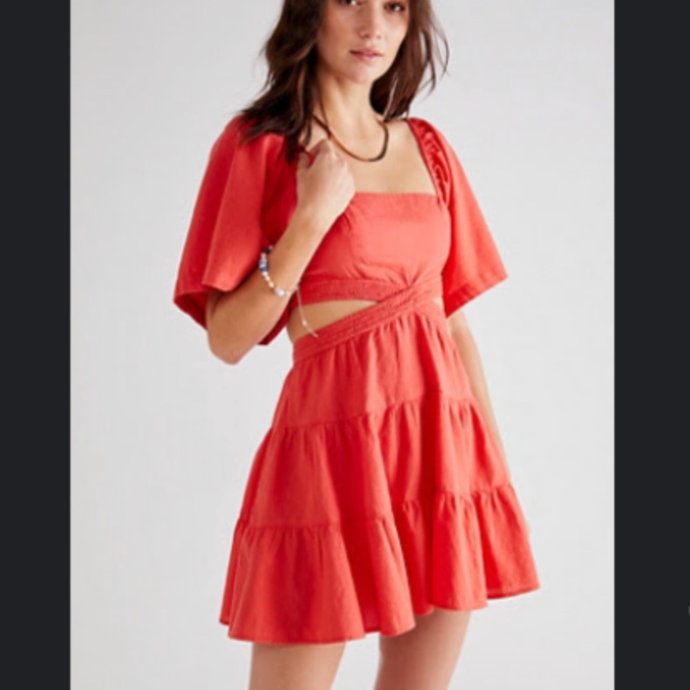Free People cut out dress